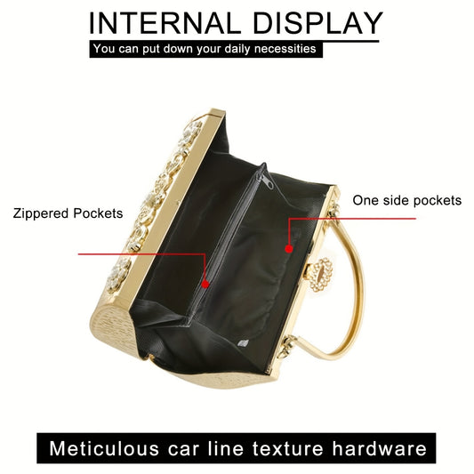 Élégant sac de soirée doré