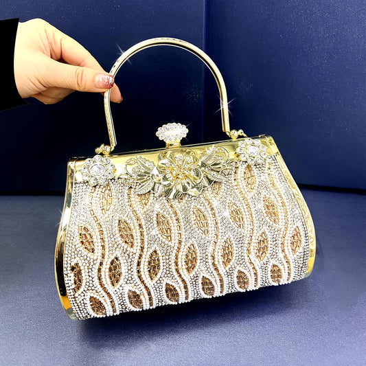 Élégant sac de soirée doré